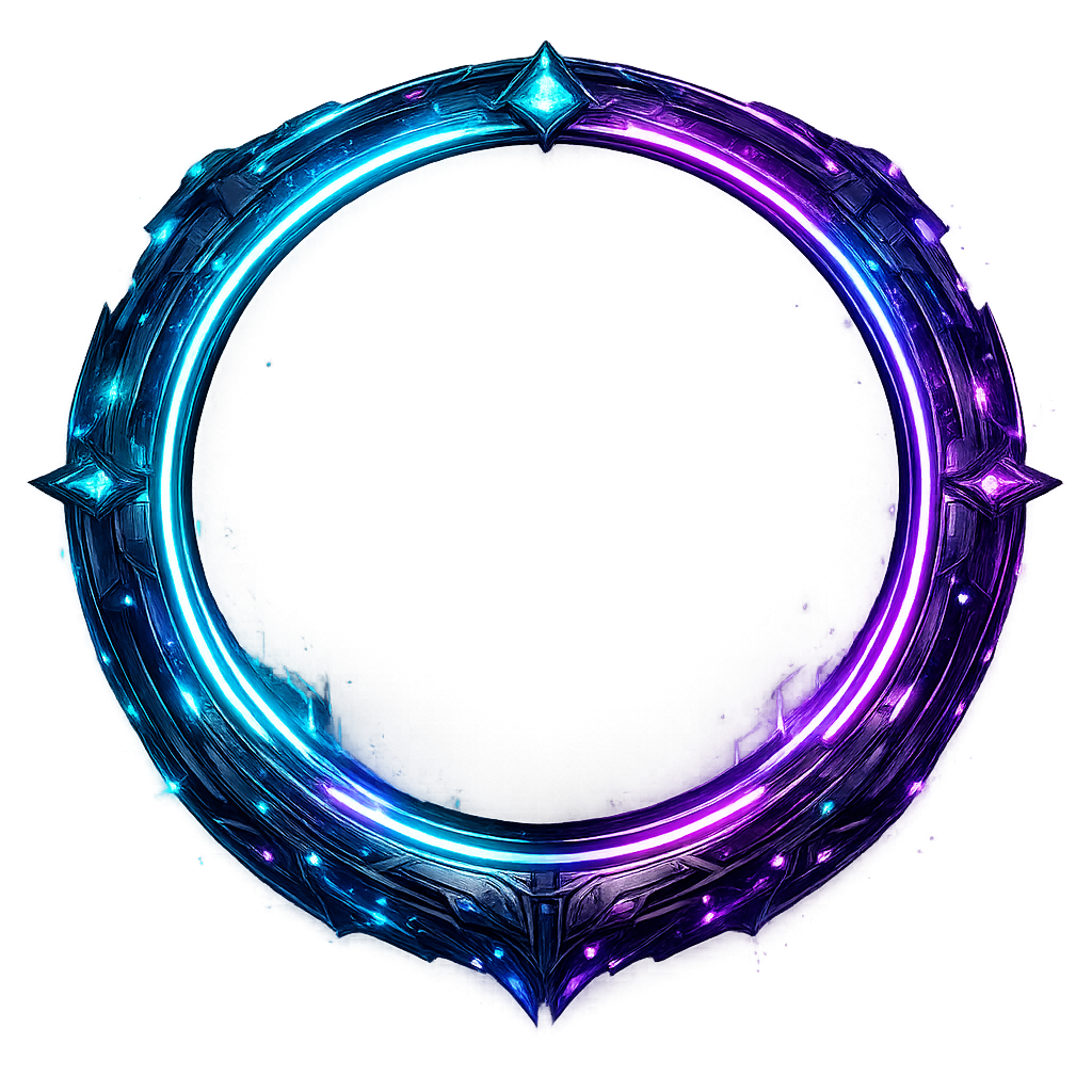 Neon cerceve